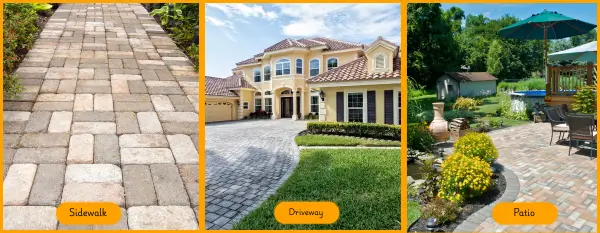 Custum Paver stones installation