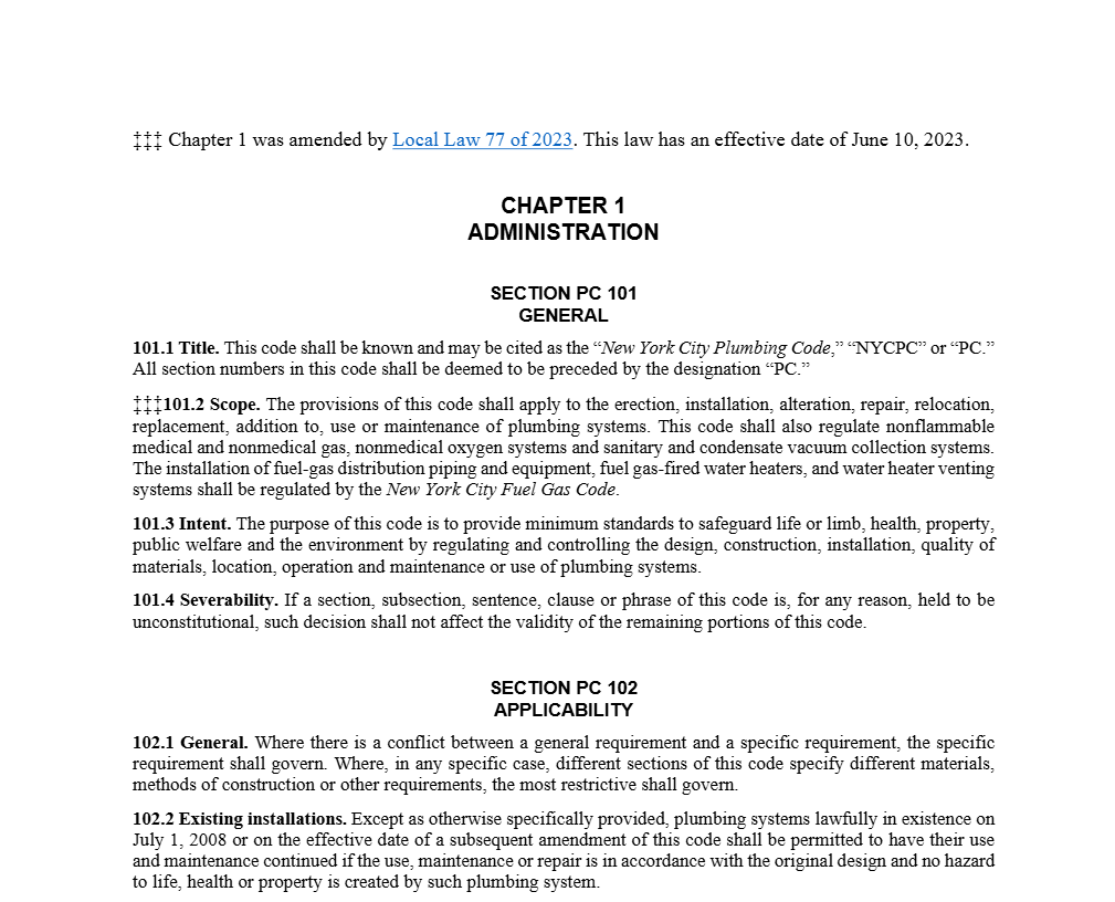 Plumbing Compliance & Inspections