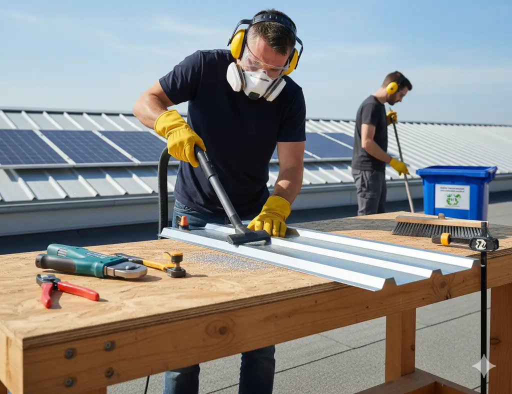 Clean Up & Dispose of Metal ShavingsClean Up & Dispose of Metal Shavings