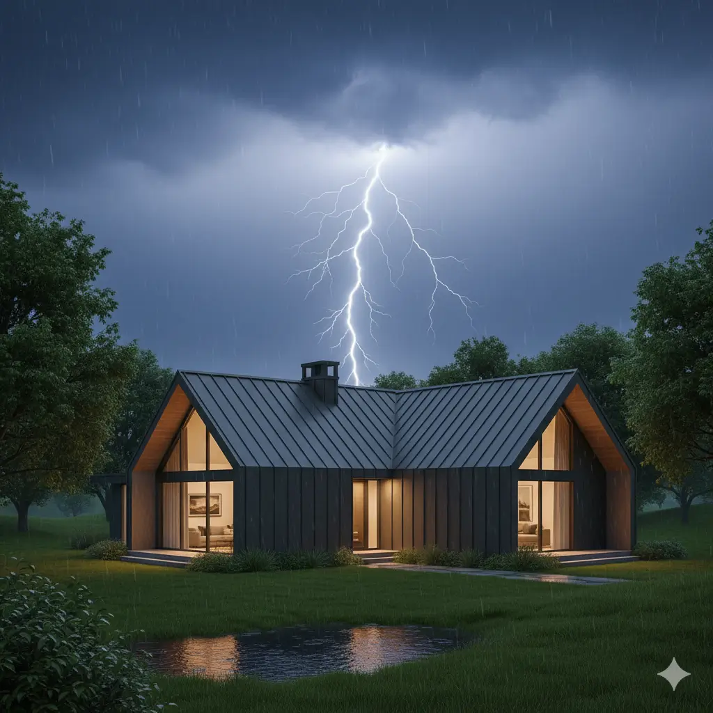 Do You Need a Lightning Rod With a Metal Roof
