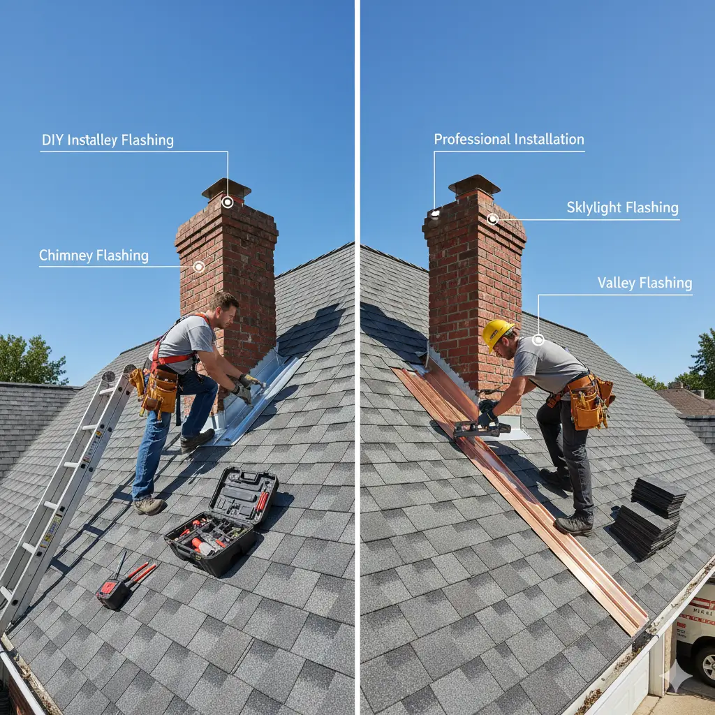 How Roof Flashing is Installed