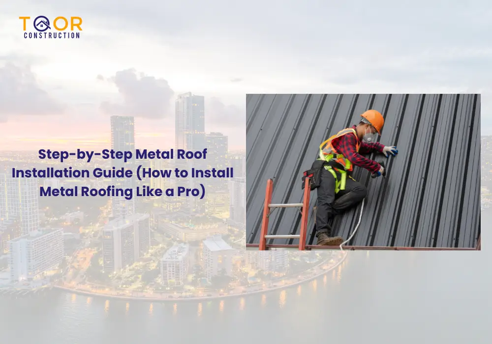 How to install metal roofing