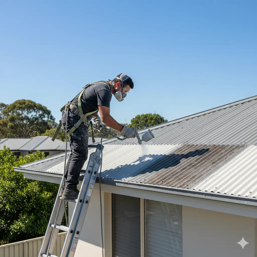 How to paint a metal roof
