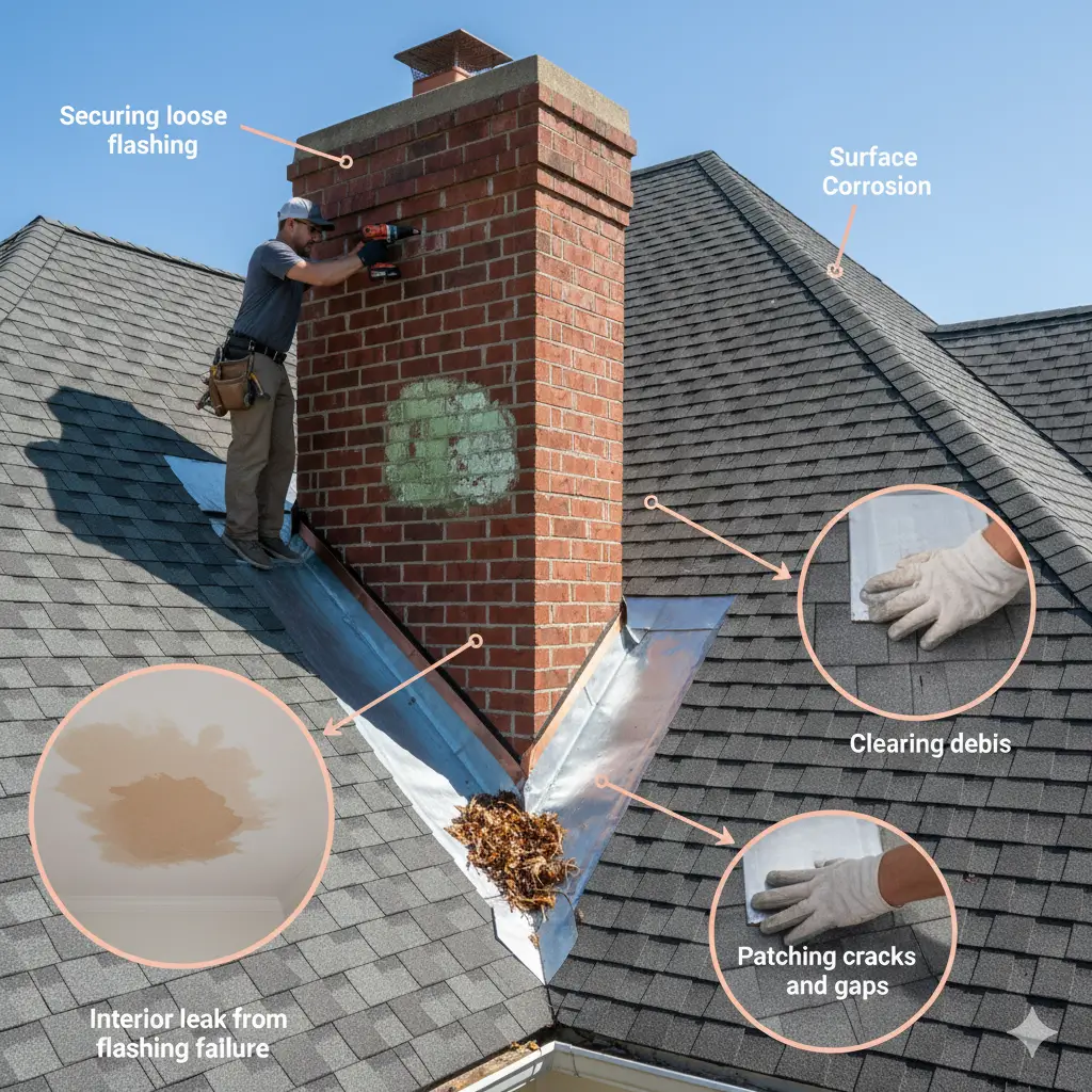Maintenance and Lifespan of Roof Flashing