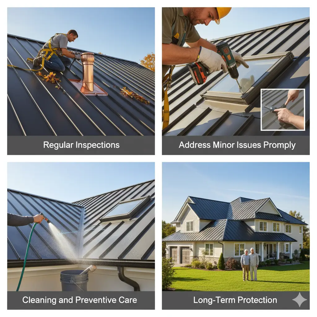 Maintenance and Longevity Tips for Metal Roofs Over Shingles