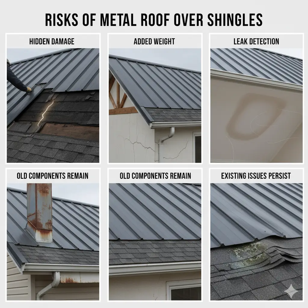 Risks and Challenges of Metal-Over-Shingle Installation