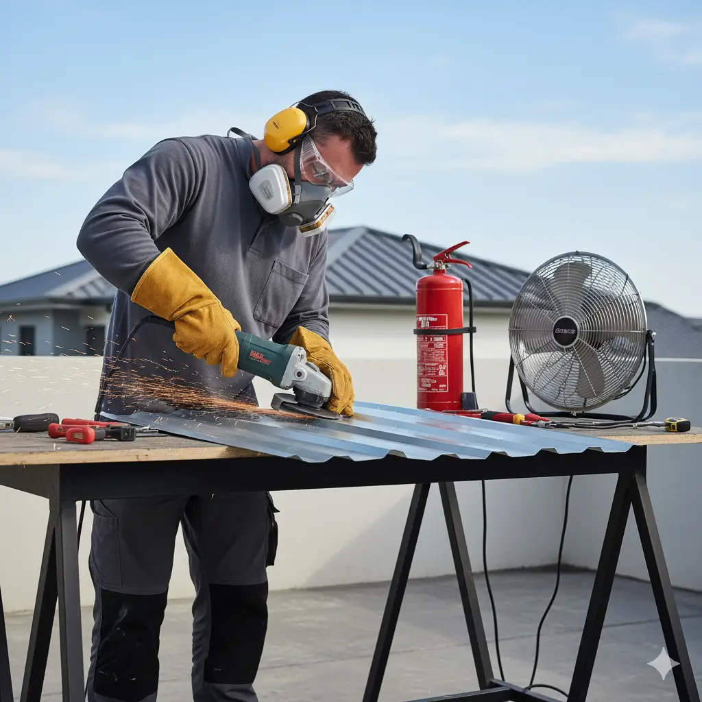 Safety Tips for Cutting Metal Roofing