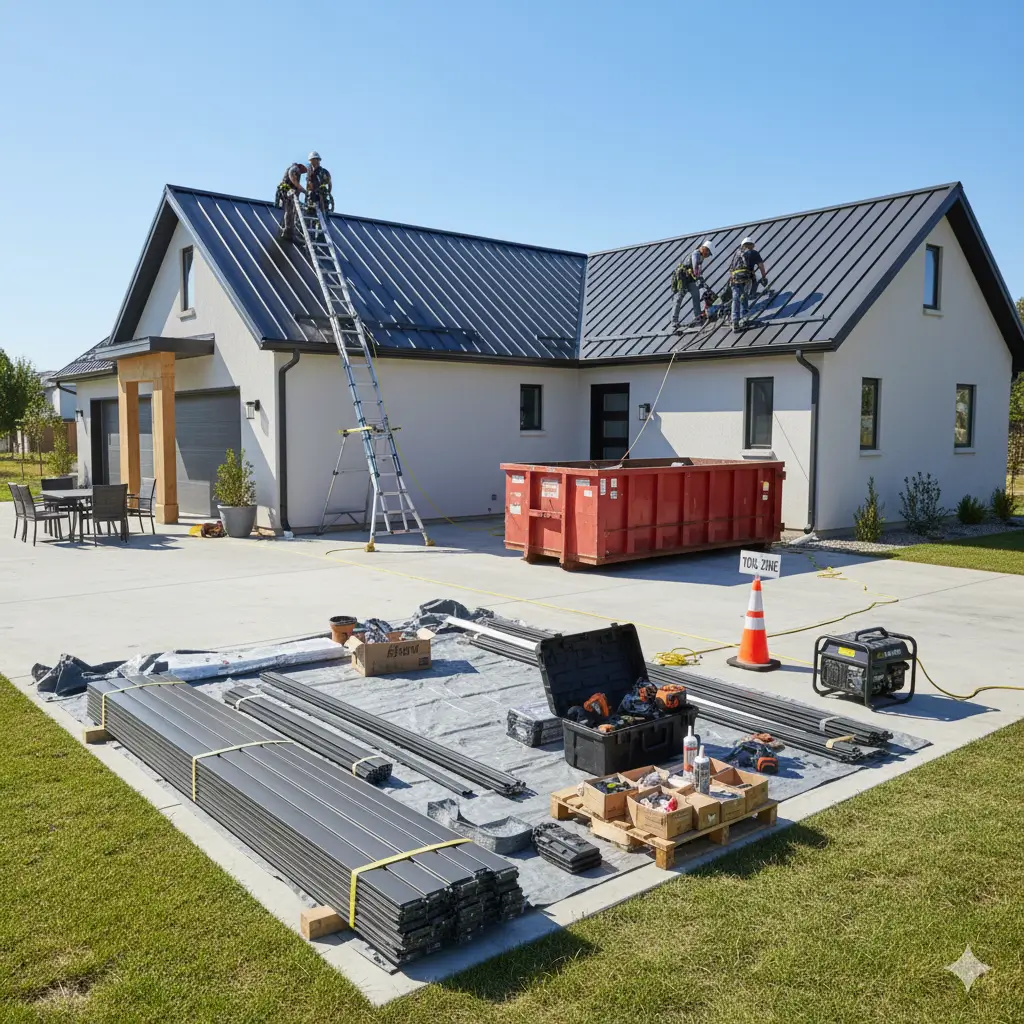 Site Requirements for a Smooth Metal Roof Installation
