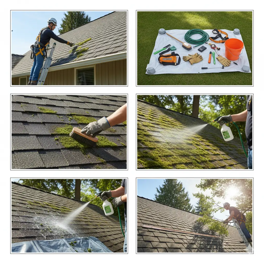 Step-by-Step Guide to Removing Moss from Your Roof