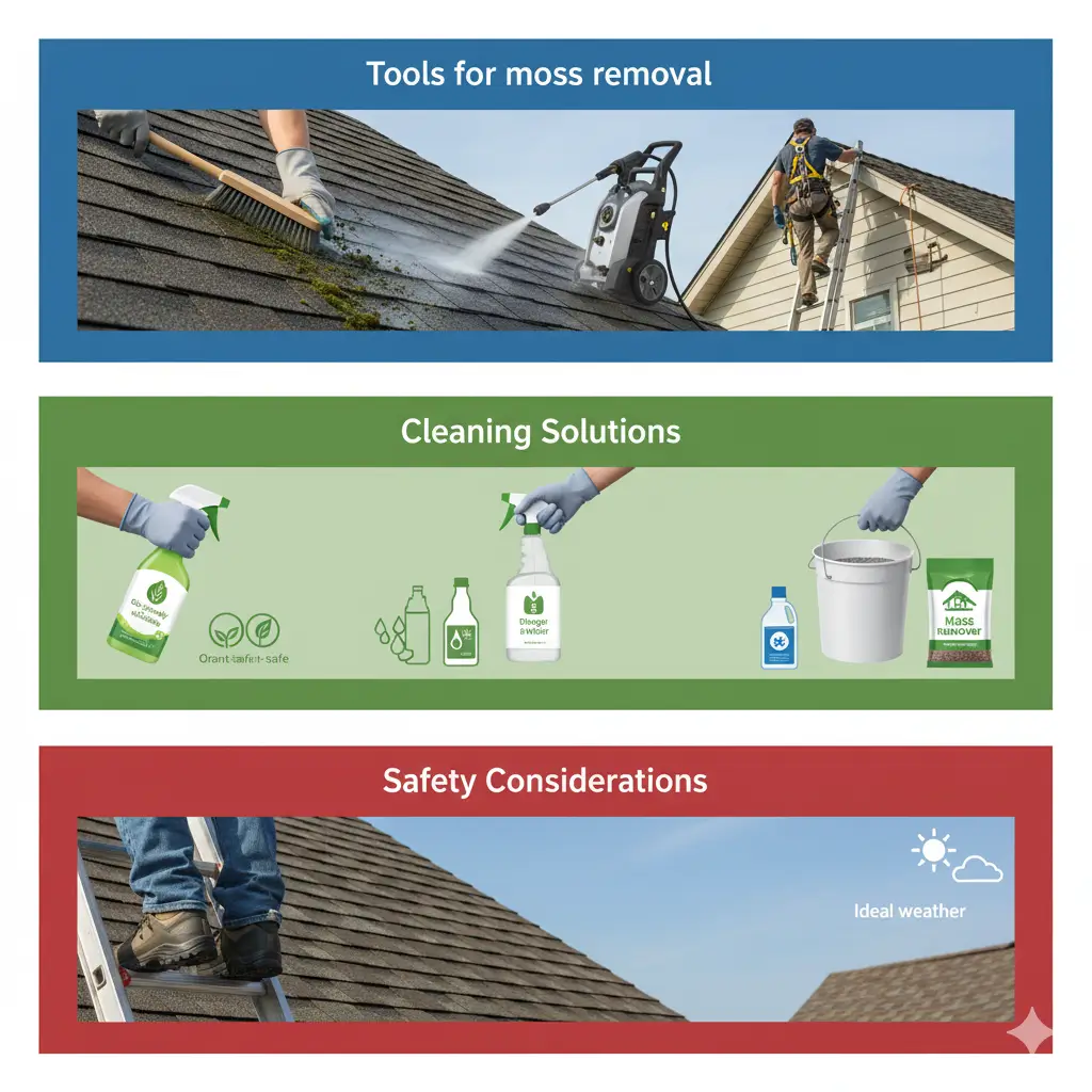 Tools and Materials Needed for Moss Removal