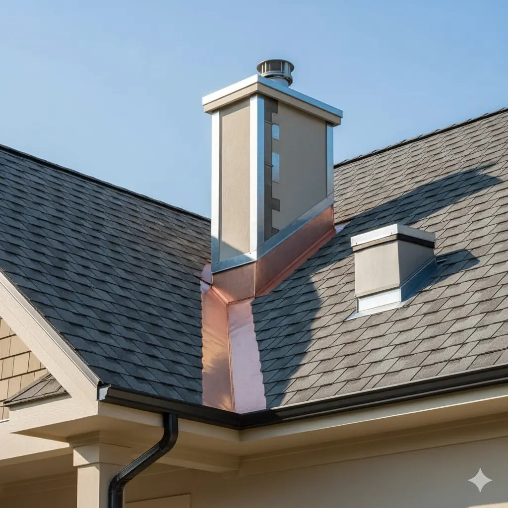 What is roof flashing
