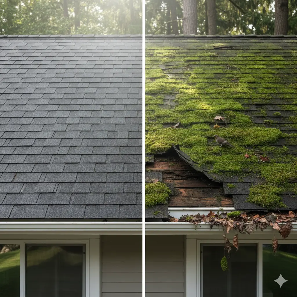 Why It's Important to Remove Roof Moss