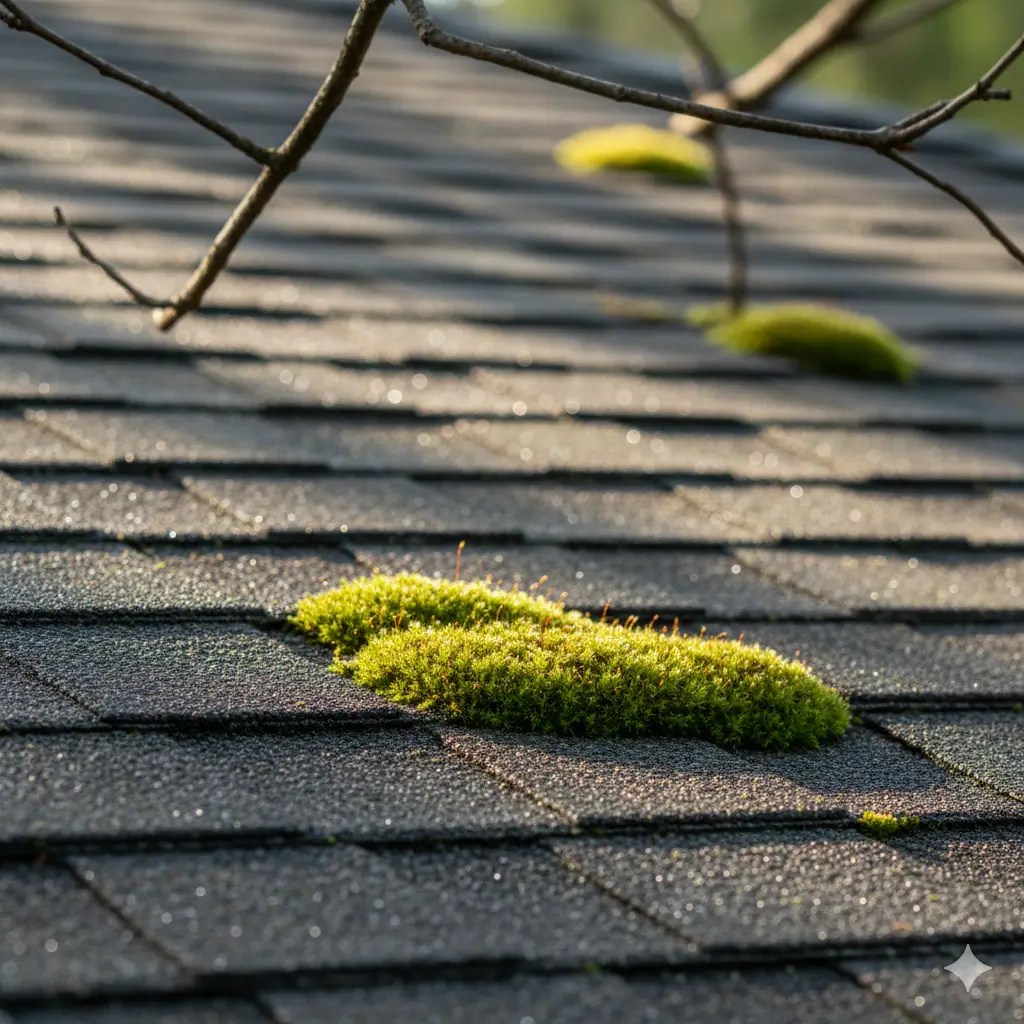 what is moss and why does it grows on roof